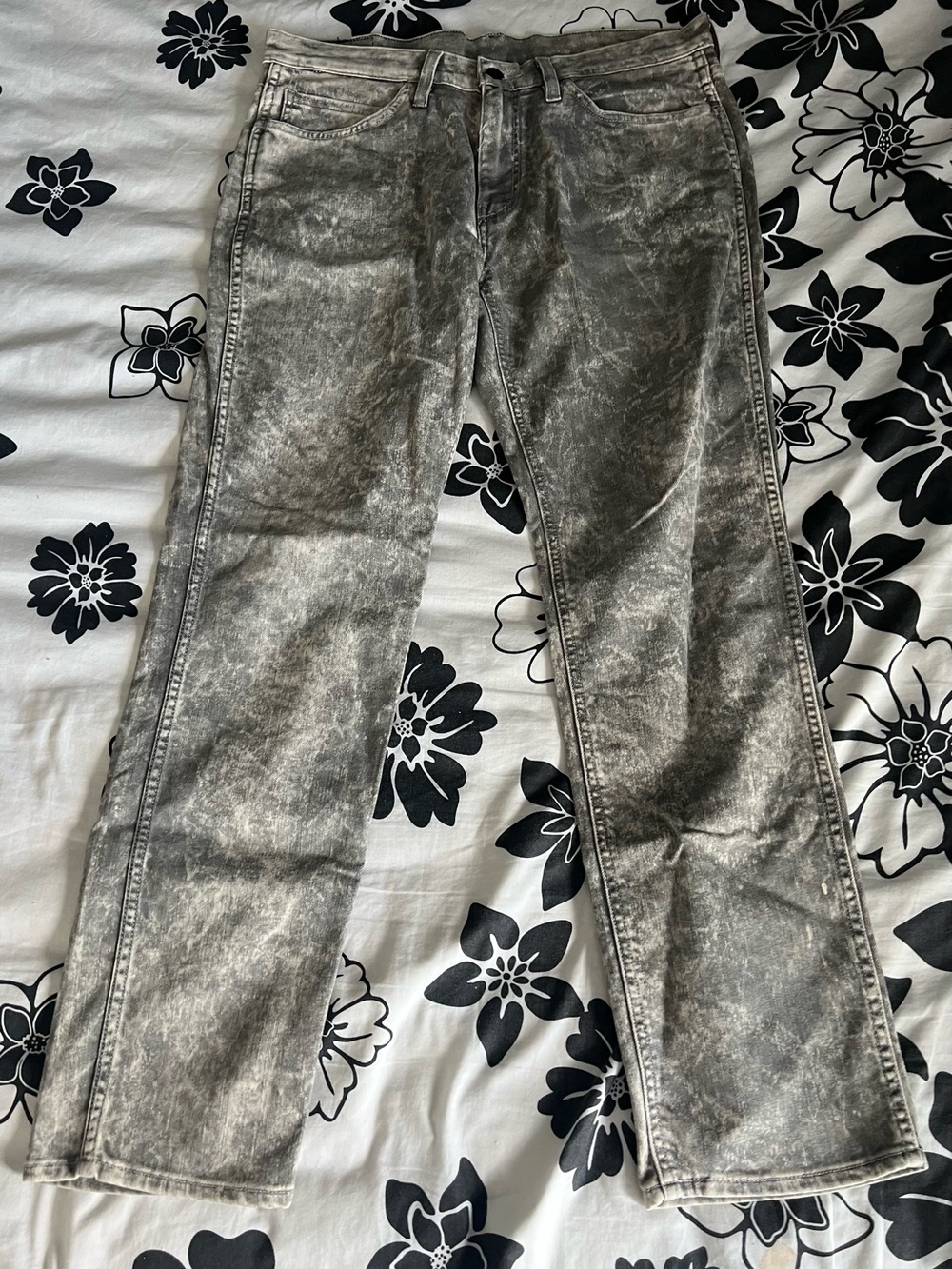 Unisex Levis 541 Gray Straight-Leg Jeans
